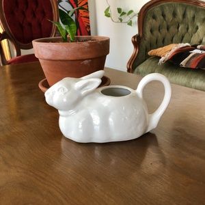 Vintage Ceramic Rabbit Coffee Creamer Pitcher